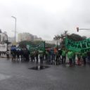 ATE manifestó contra los despidos